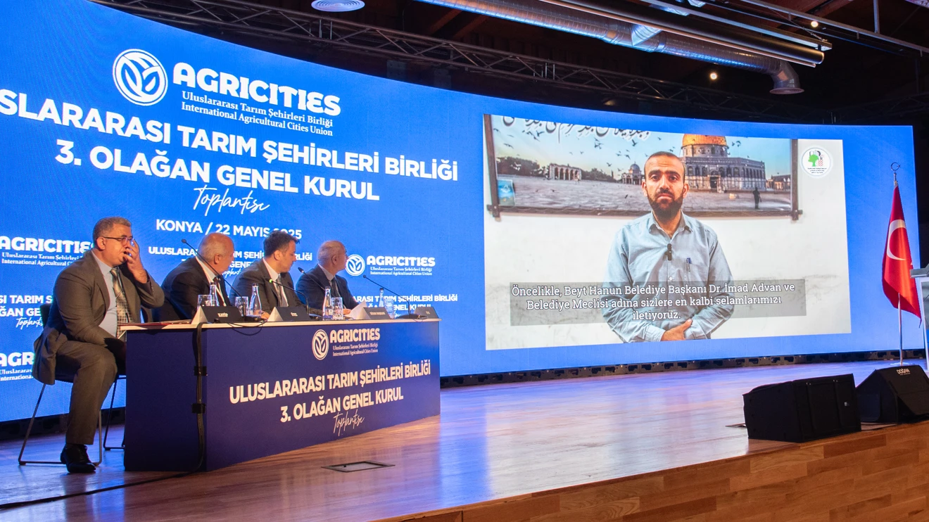 Rektör Yılmaz, Uluslararası Tarım Şehirleri Birliği Toplantısına katıldı